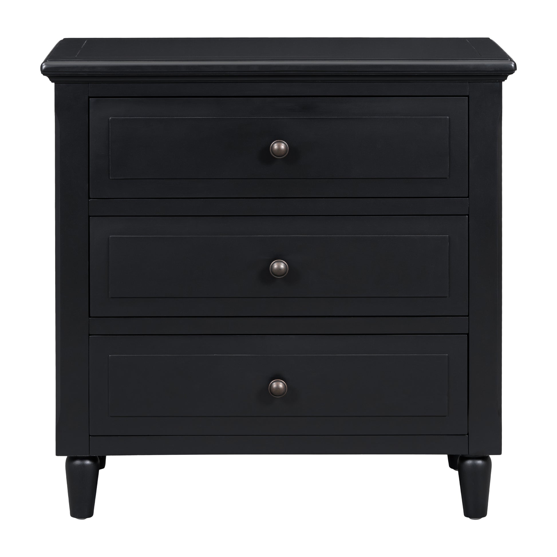 Black Glider Nesting Tables with Black Legs - detail view 3