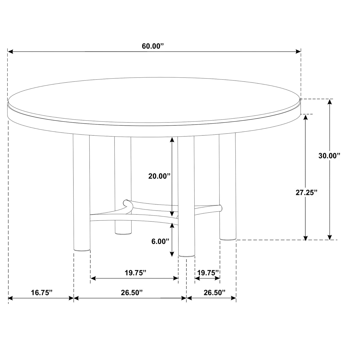 Arini Mid-Century Modern 5-Piece Solid Wood Dining Set with Rattan Chairs - Sand Wash