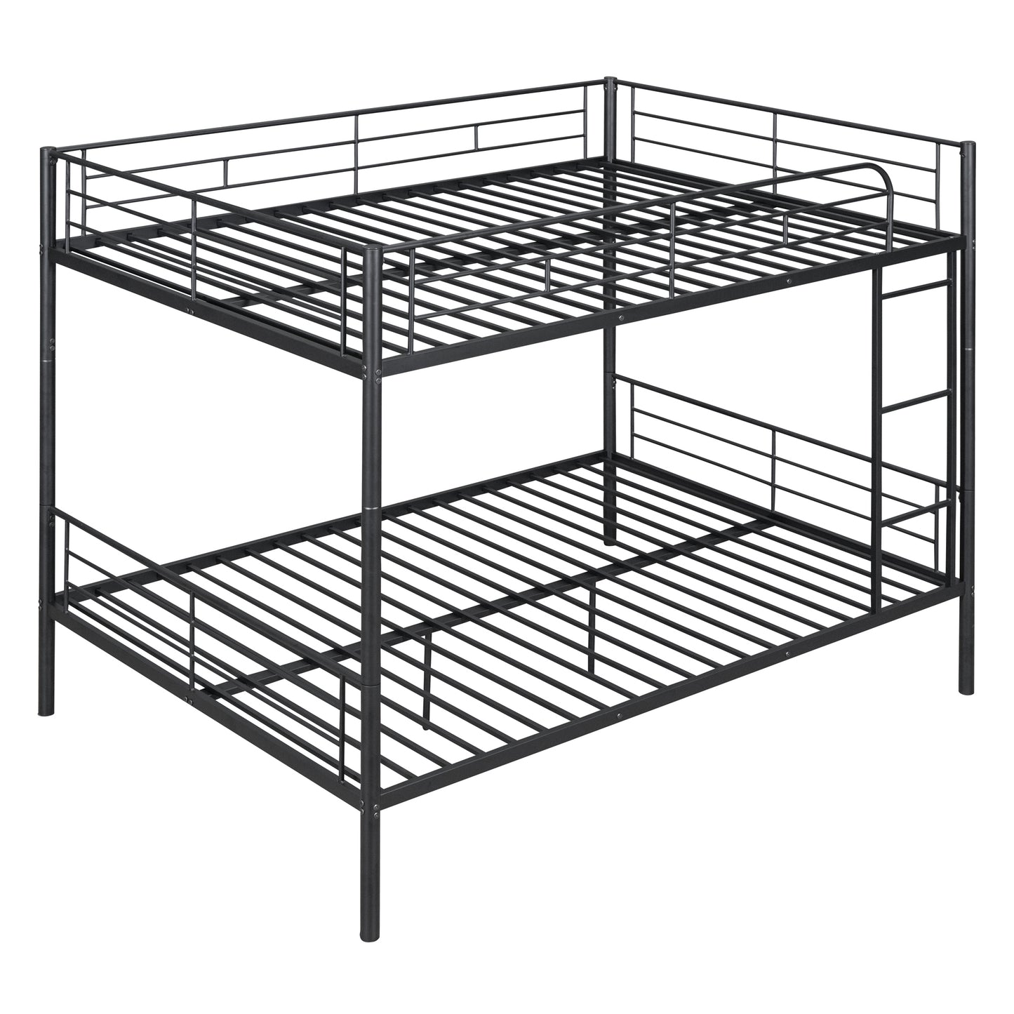 Full over Full Metal Bunk Bed - Black - detail view 4