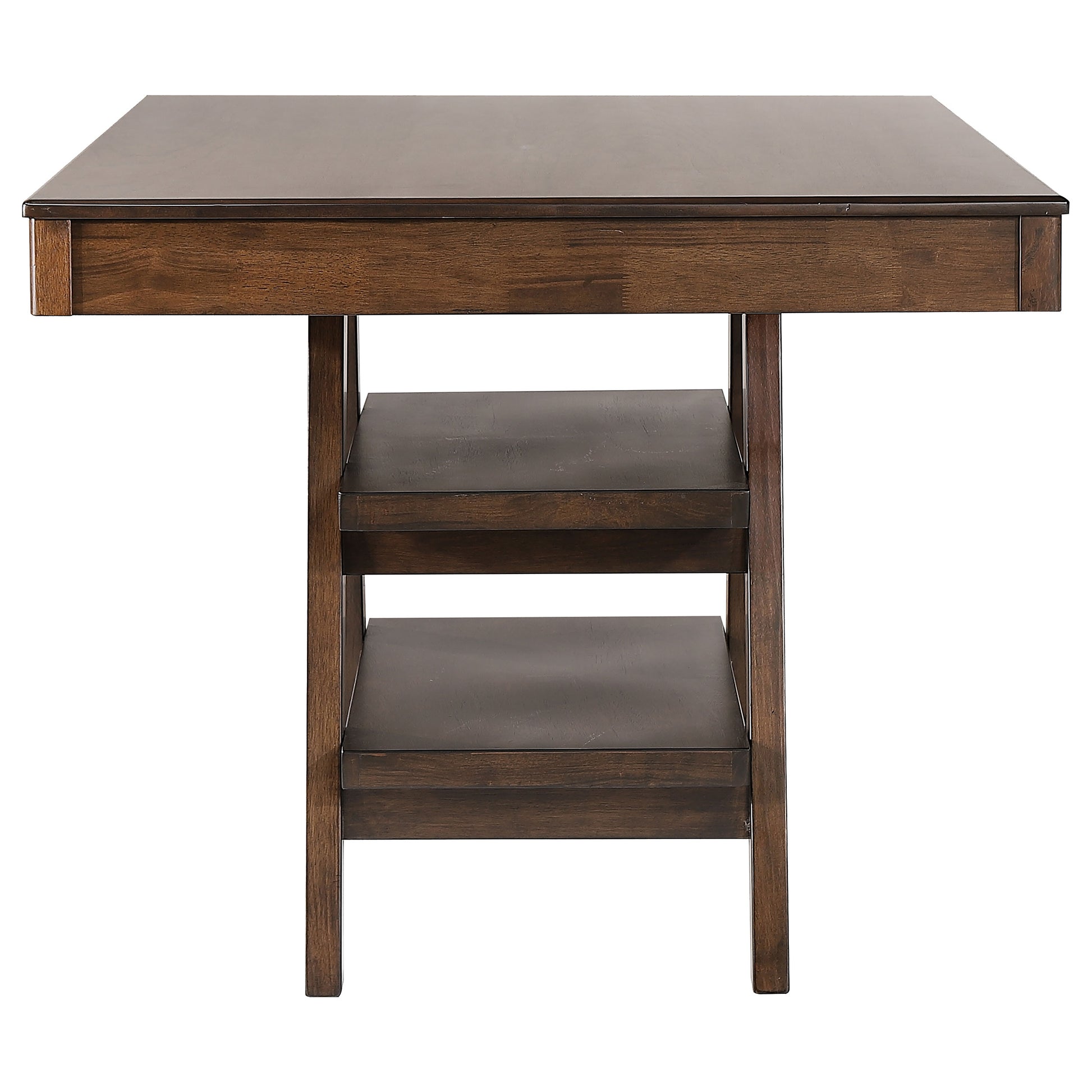 Dewey 5-piece Rectangular Dining Set Brown and Walnut - Finally Home Furnishings LLC