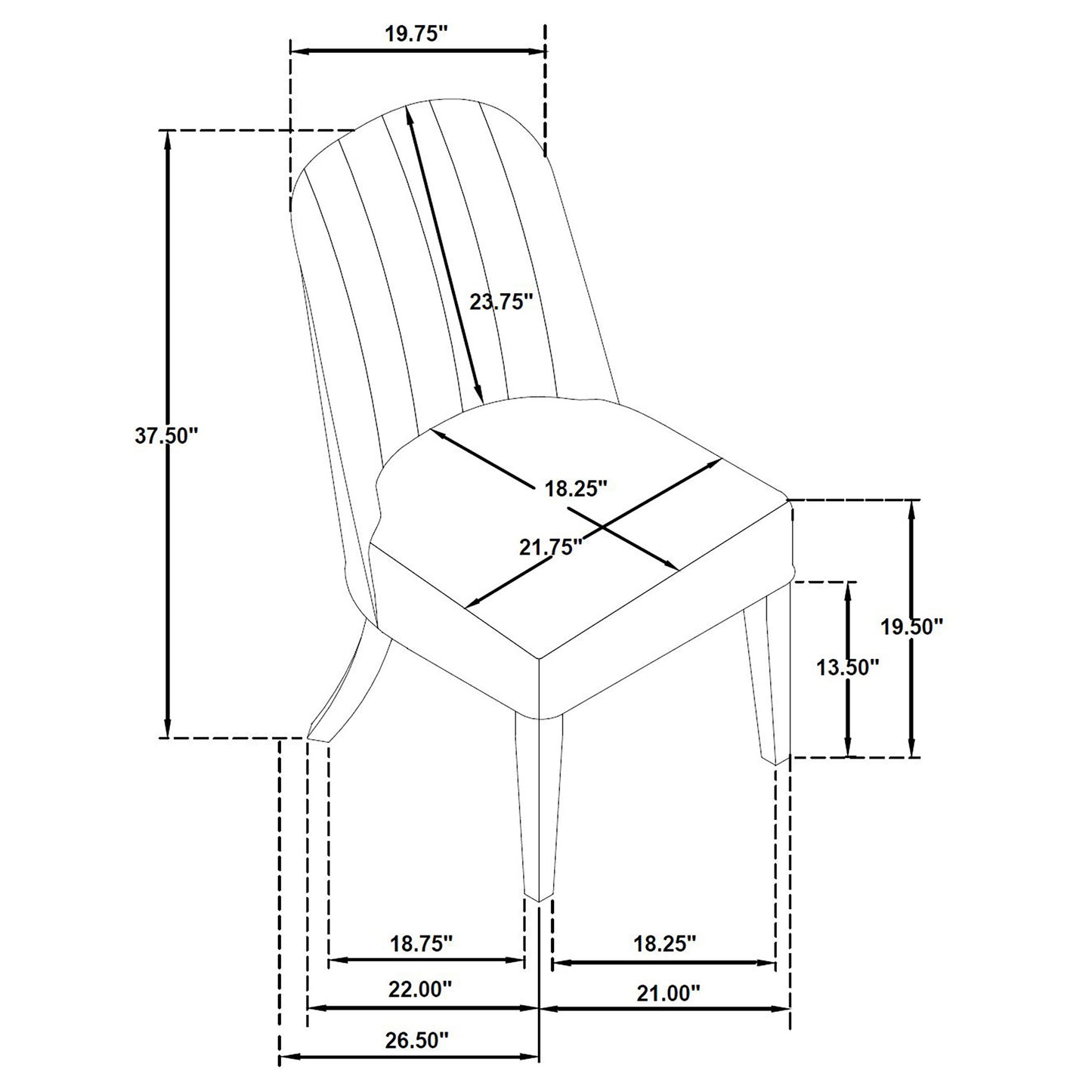 Leandro Contemporary 7-Piece Extension Dining Set – Burnished Black & Cream