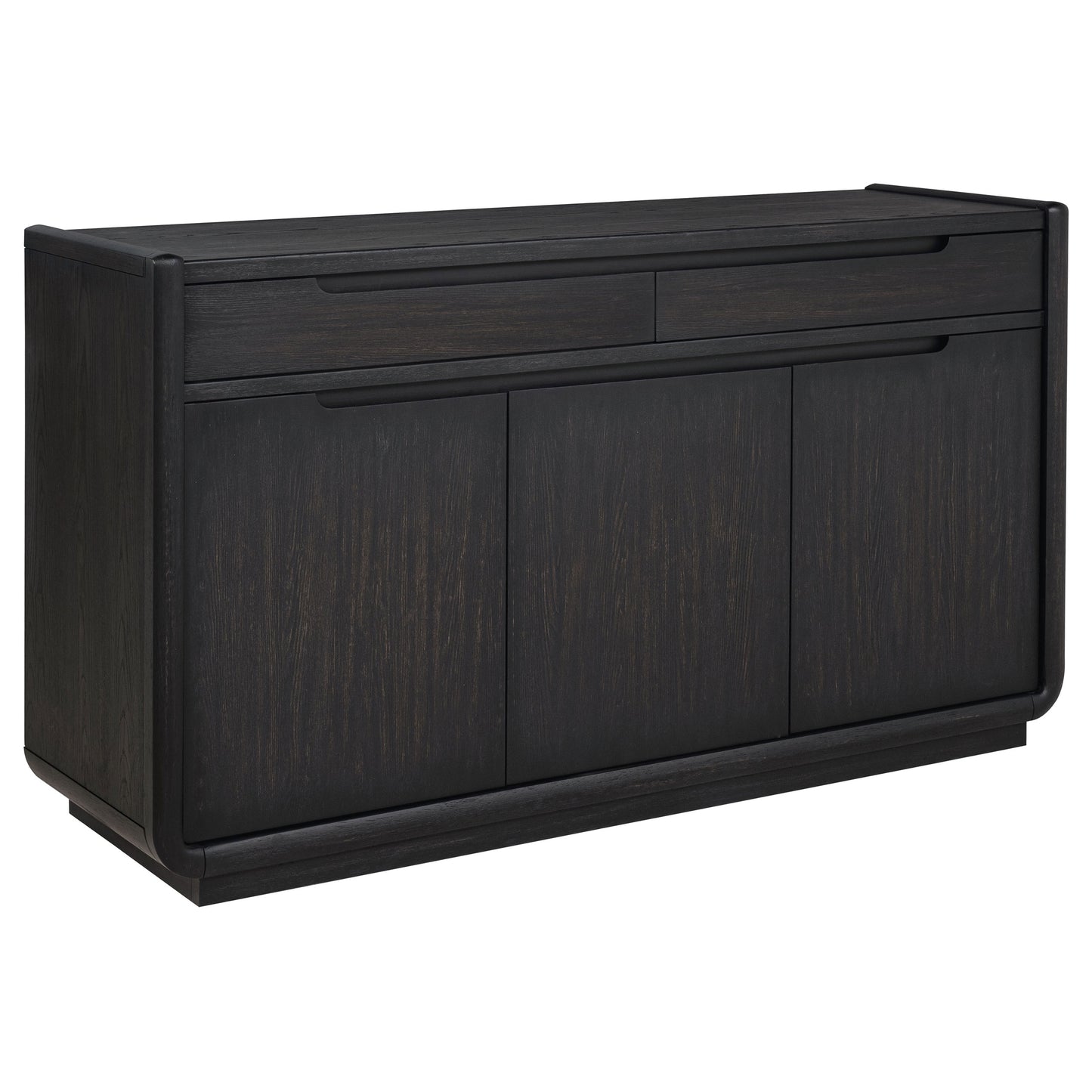 Leandro Contemporary Dining Sideboard – Burnished Black