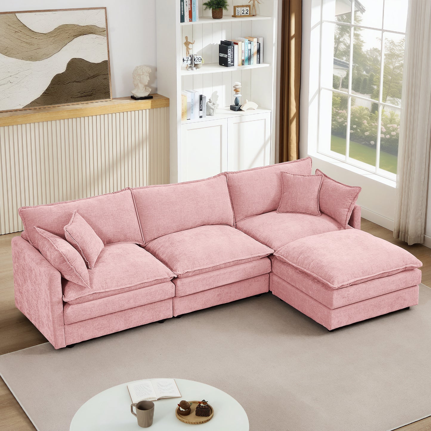 Modular Sectional - Pink - primary color shot