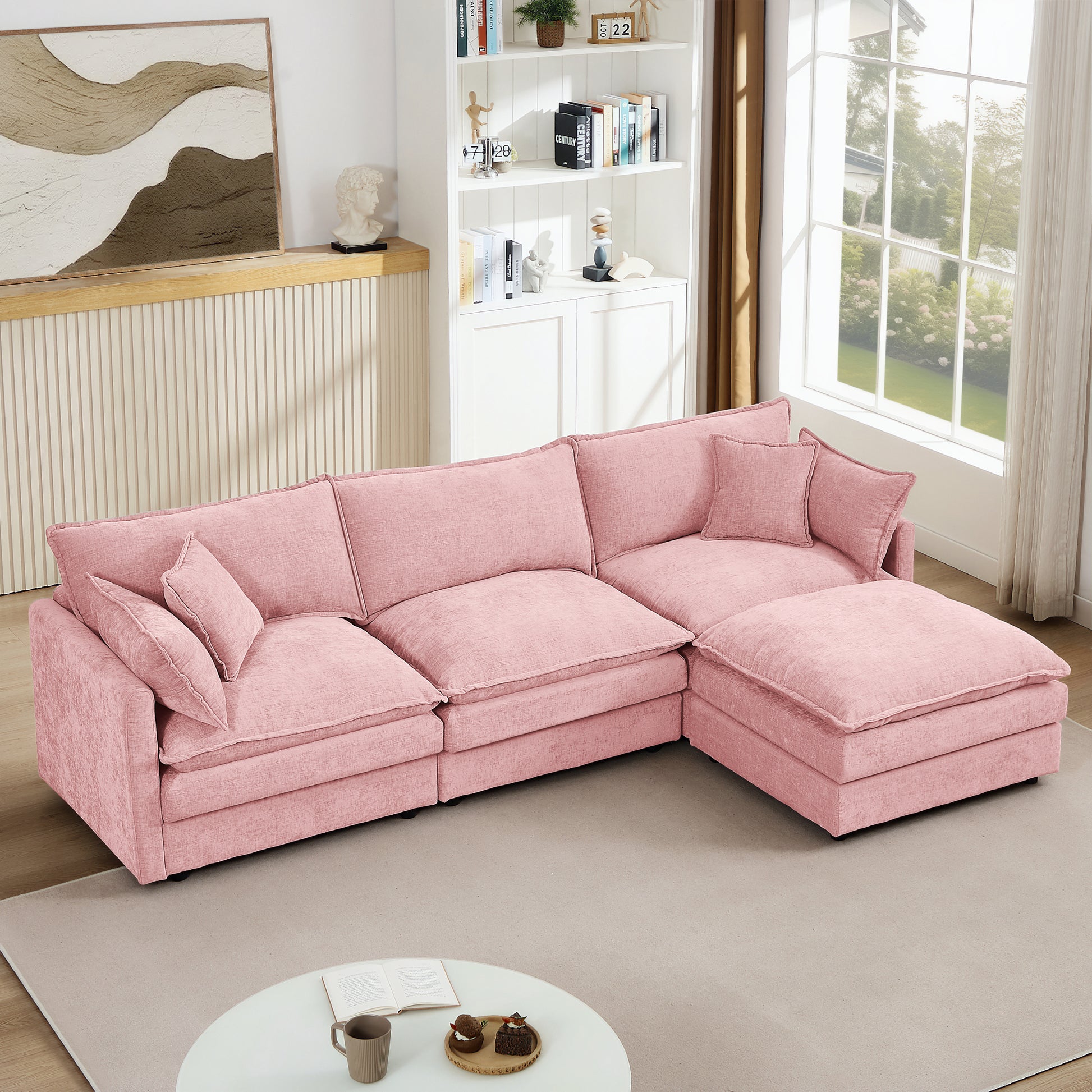 Modular Sectional - Pink - primary color shot