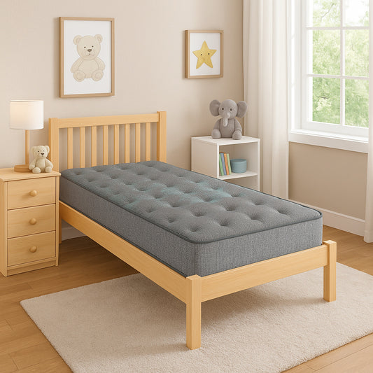 Restonic Comfort Care 11' Hybrid Mattress - Grey+blue - detail view 2