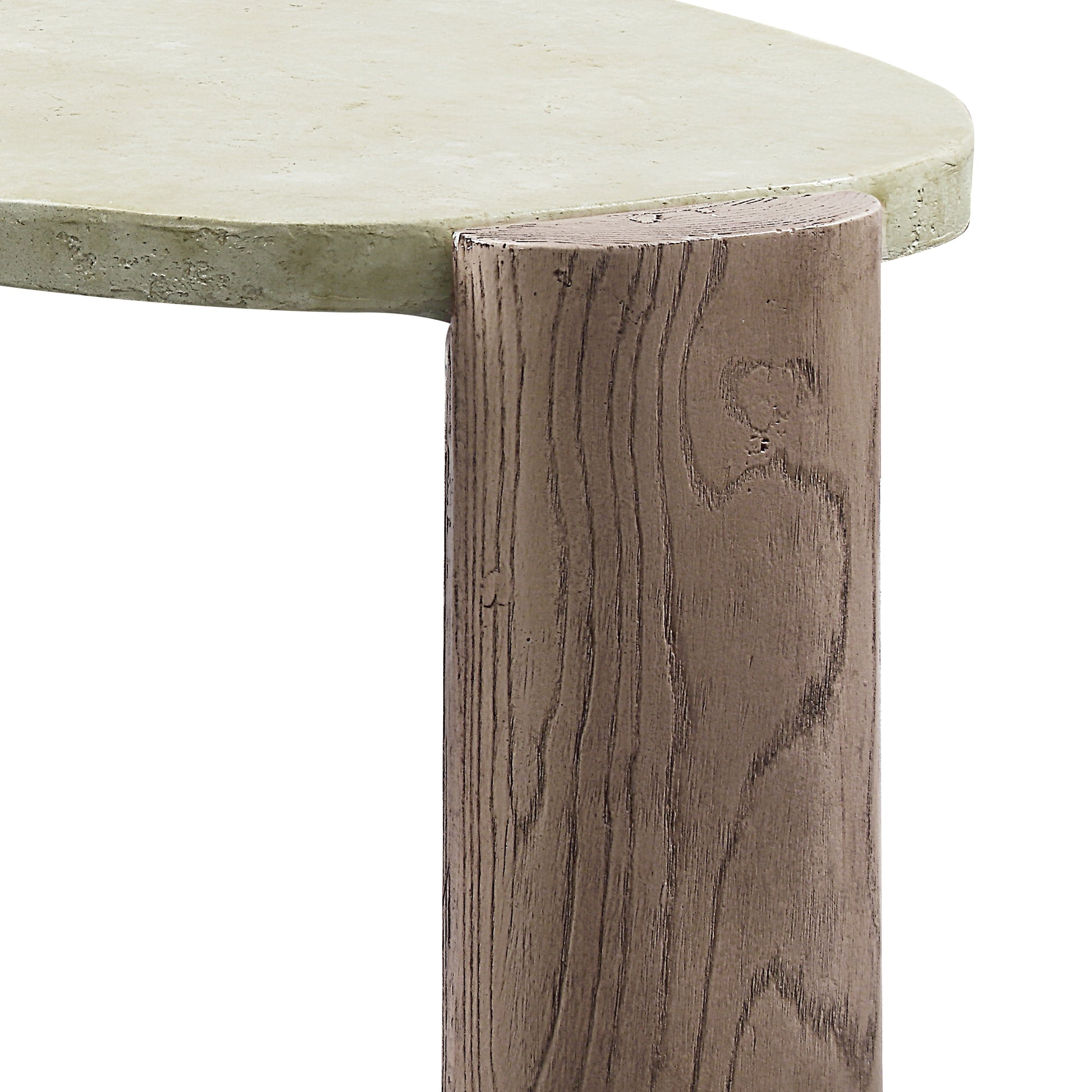 Weathered Grey And Oak Oblong Coffee Table