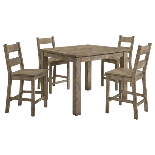 Cardova Square Counter Height Dining Table Vineyard Oak