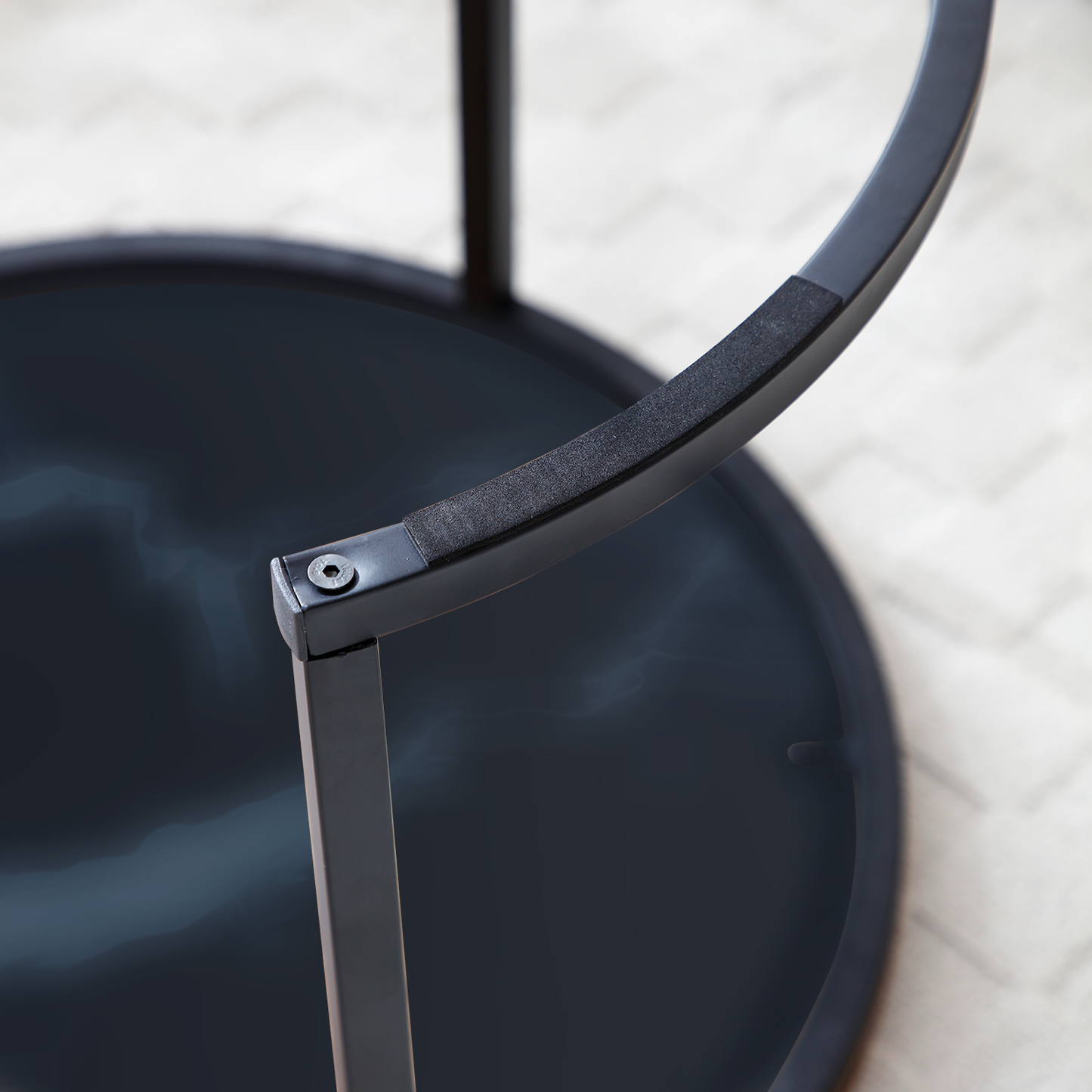 Black Nesting Tables with Black Legs - detail view 5