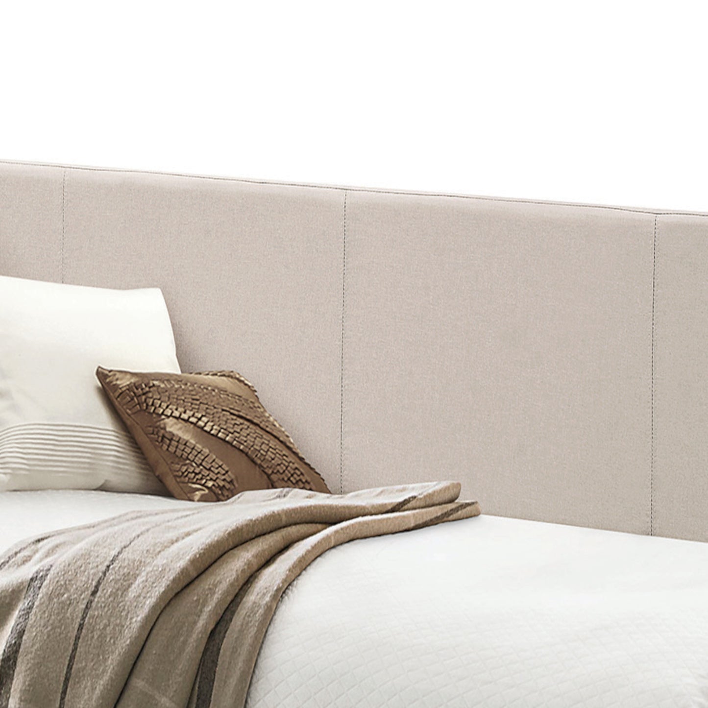 Fog Twin Upholstered Daybed with Trundle