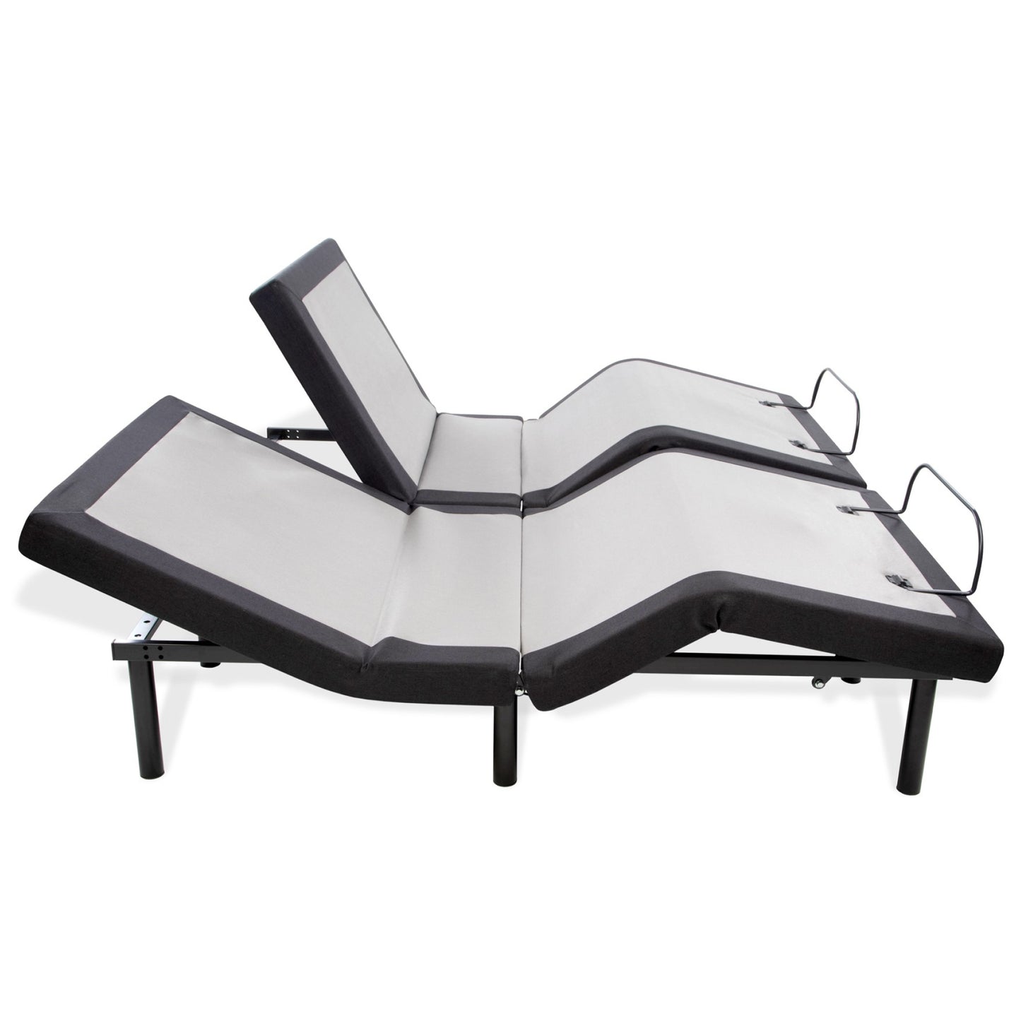 Ghostbed Adjustable Base Split King - Dark Gray Metal Frame with Personalized Comfort - primary color shot