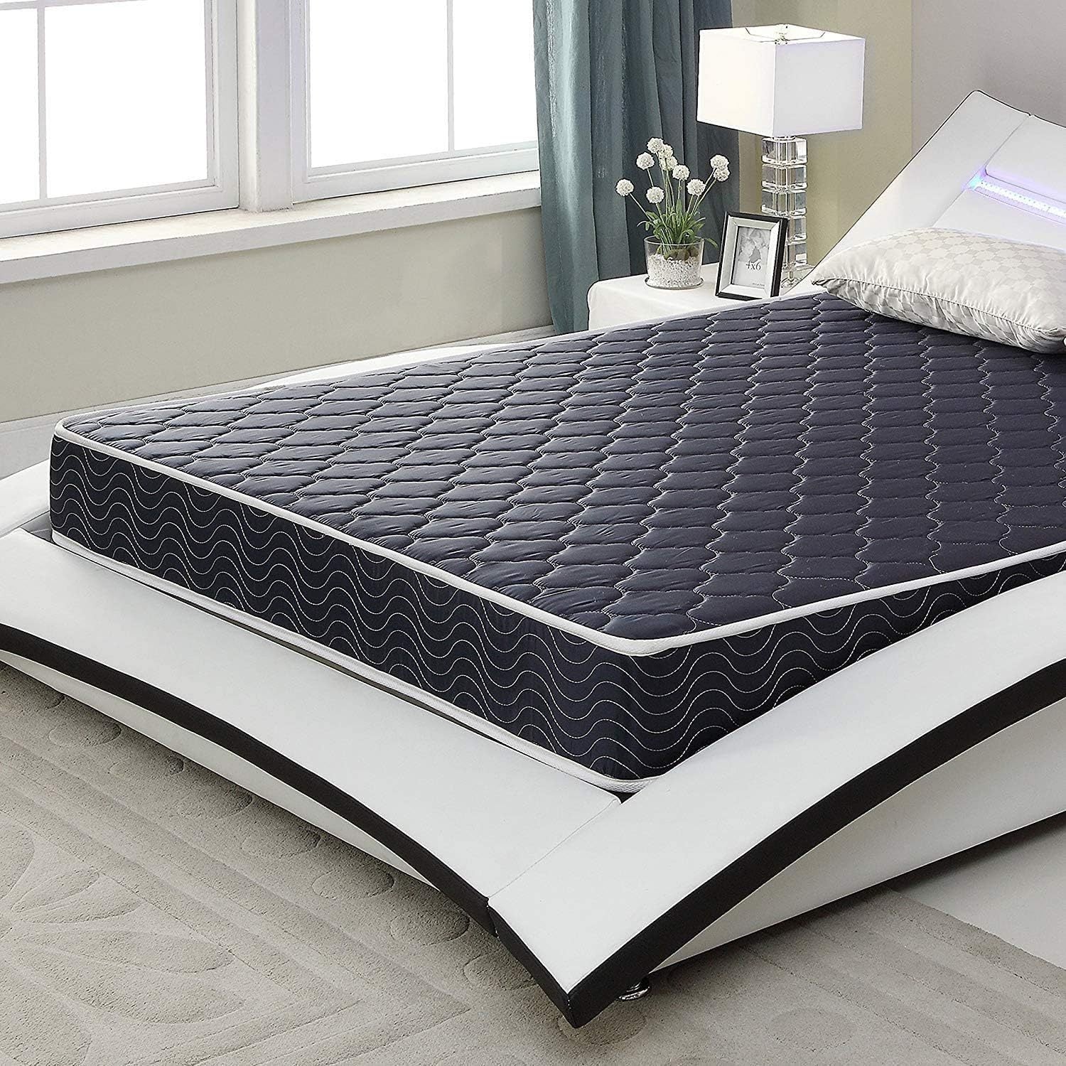 6" Waterproof Foam Mattress - Black+blue - detail view 2