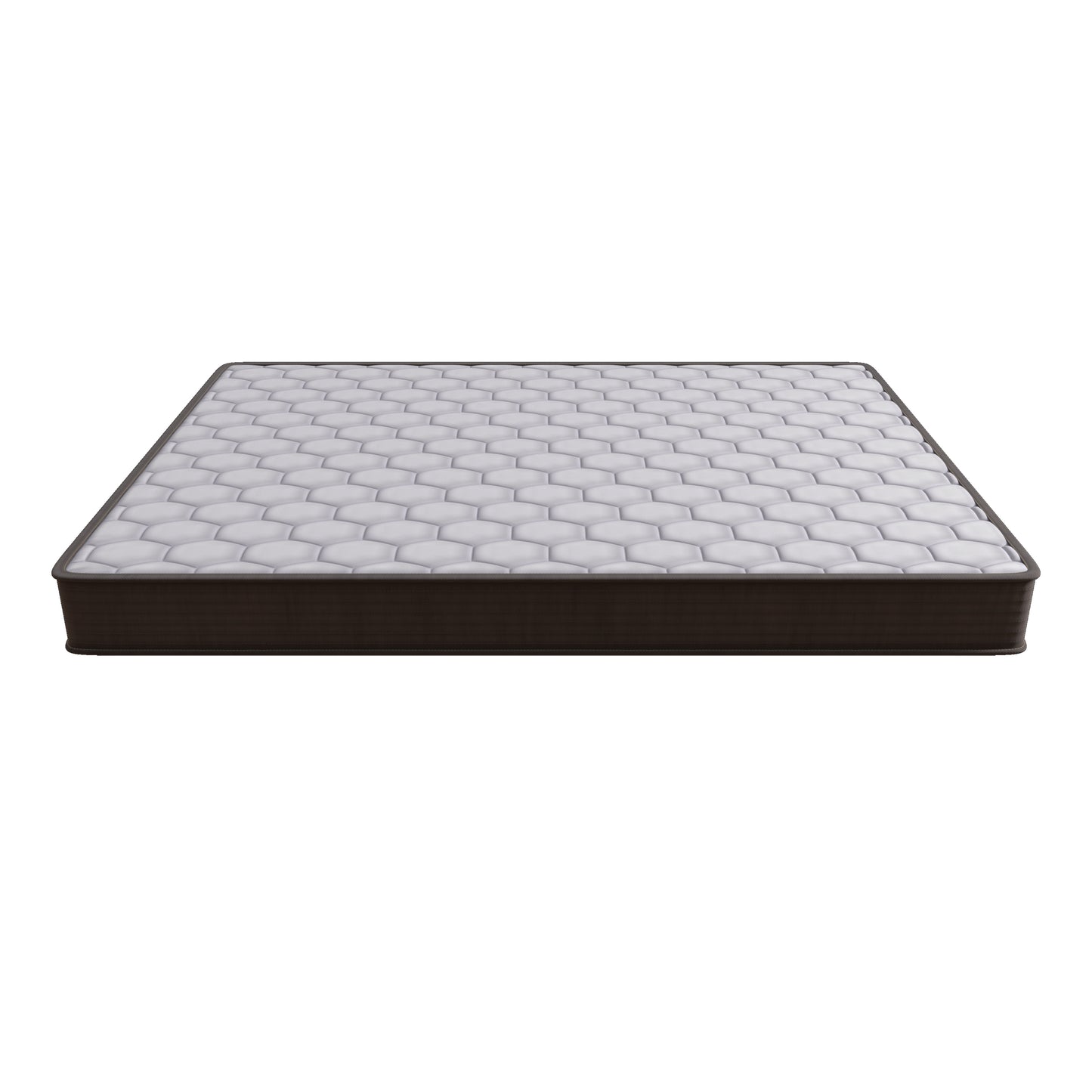 6" Soft-Medium Firmness Pocket Spring Mattress - Pocket Coil Mattress - White - primary color shot
