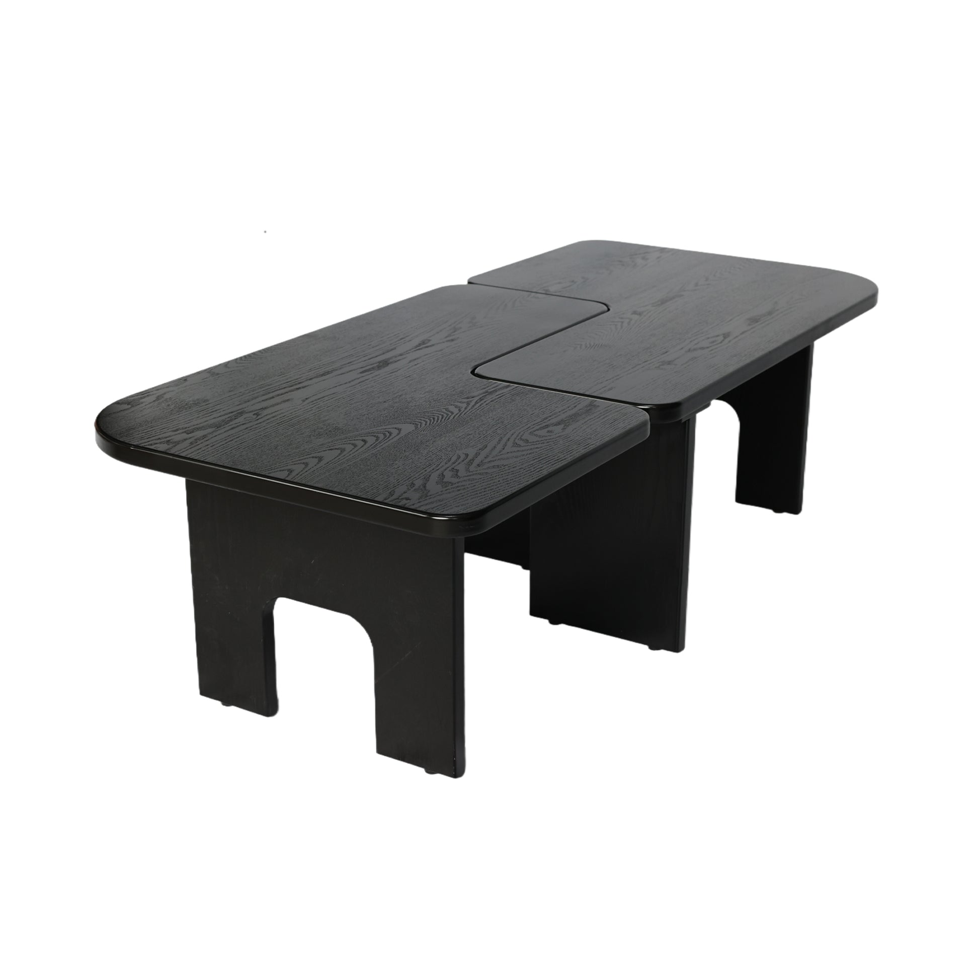 Black Nesting Tables with Black Legs - detail view 6