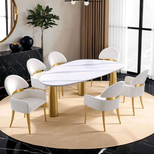 Northam White 5-piece Dining Set