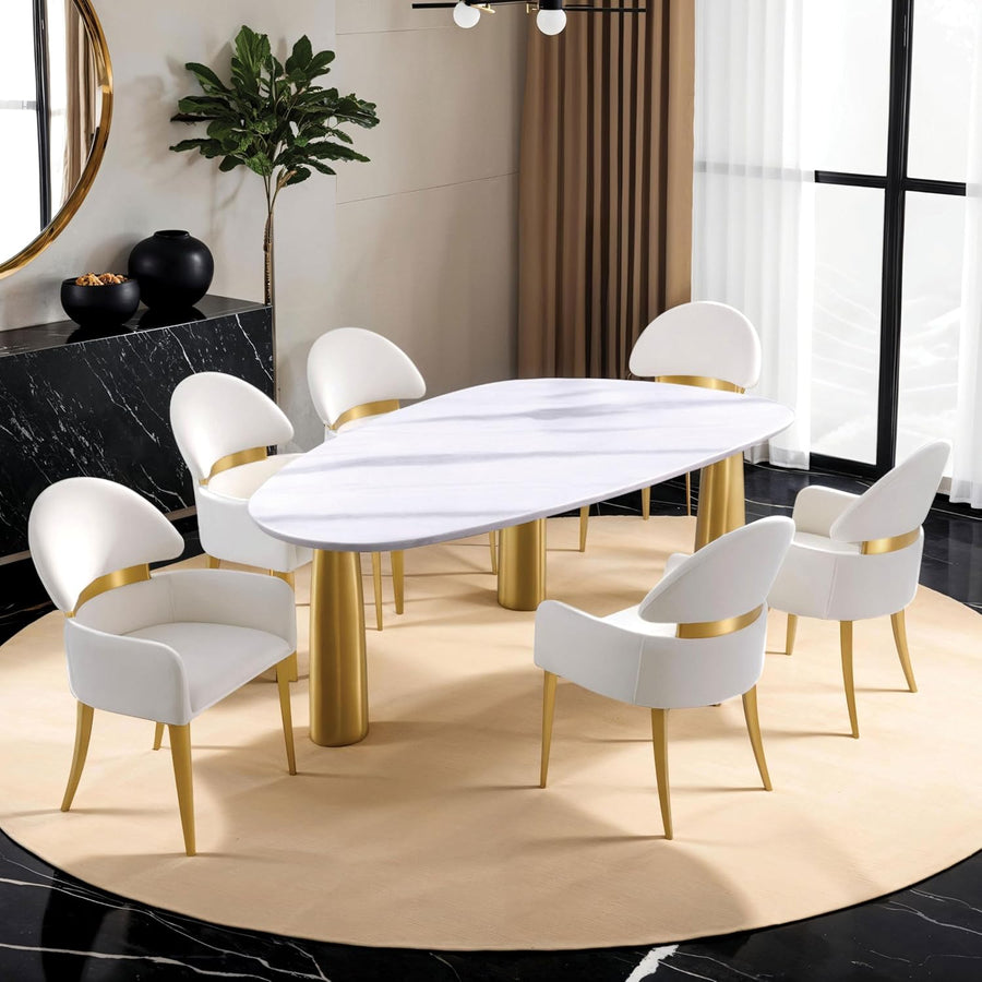 Northam White 5-piece Dining Set