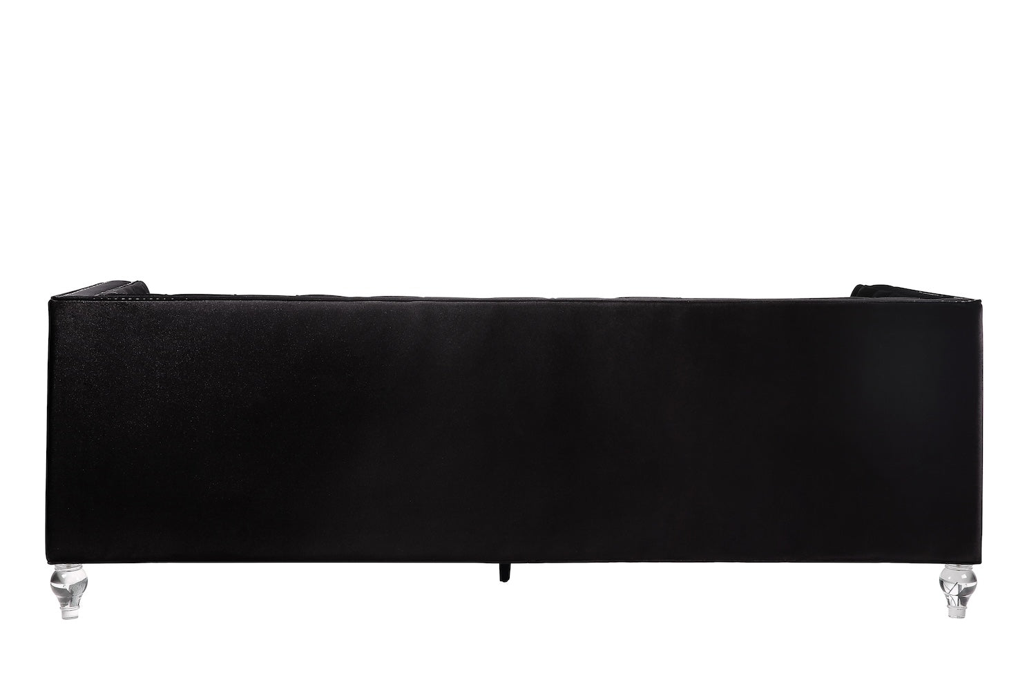 Heibero Button Tufted Black Velvet Sofa - ACME 56895