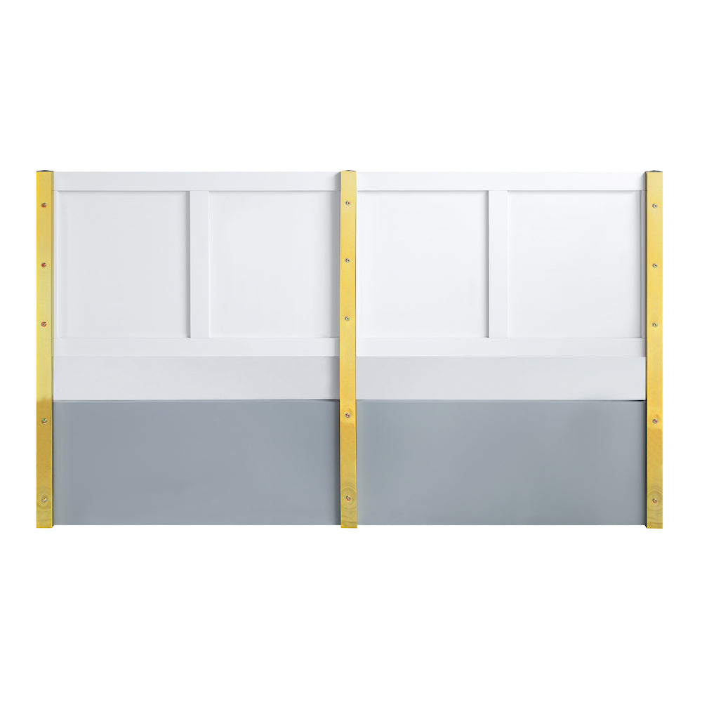 Gaines Modern Gray King Platform Bed - BD01039EK