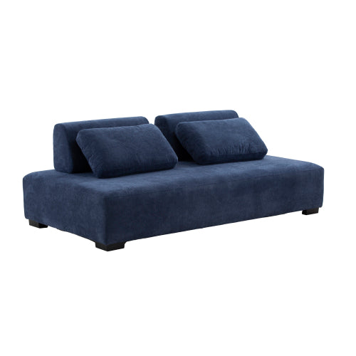 Justone Interior Morden Minimalist Sofa Daybed - Blue