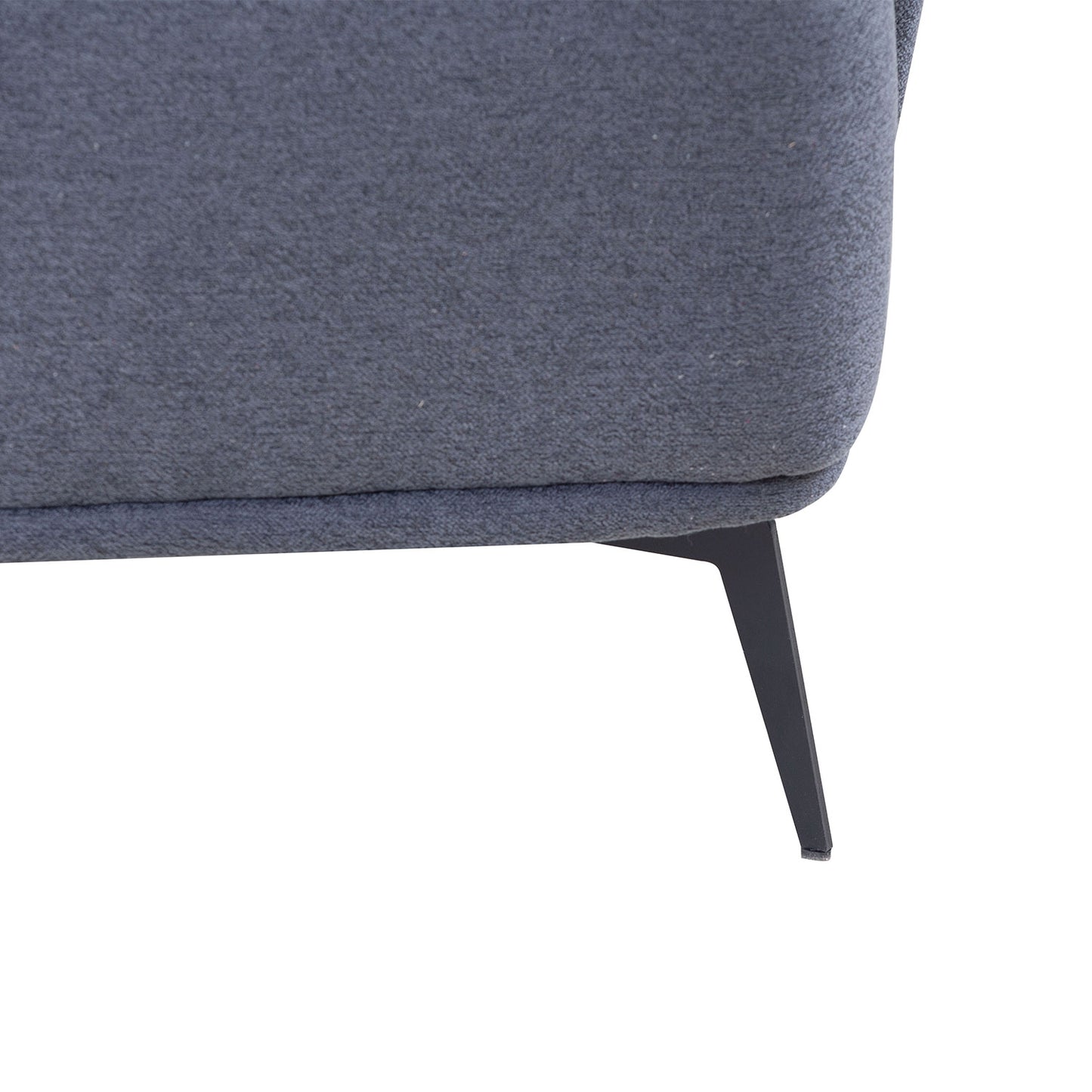 Justone Modern Upholstered Sectional - Dark Gray