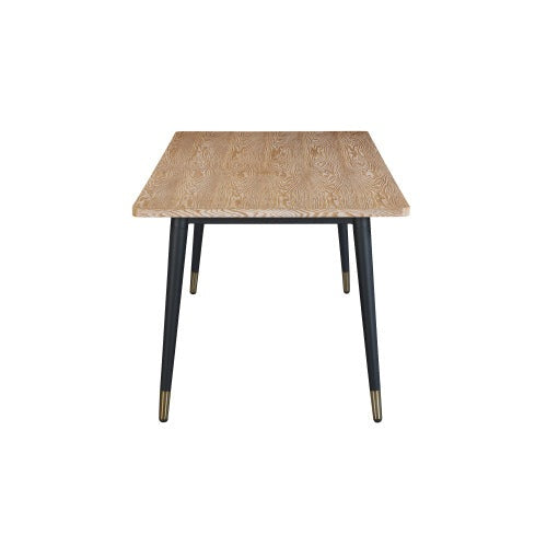 Woker Furniture ‎Mid-Century Modern Rectangular Wooden Dining Table - Natural Wood Wash