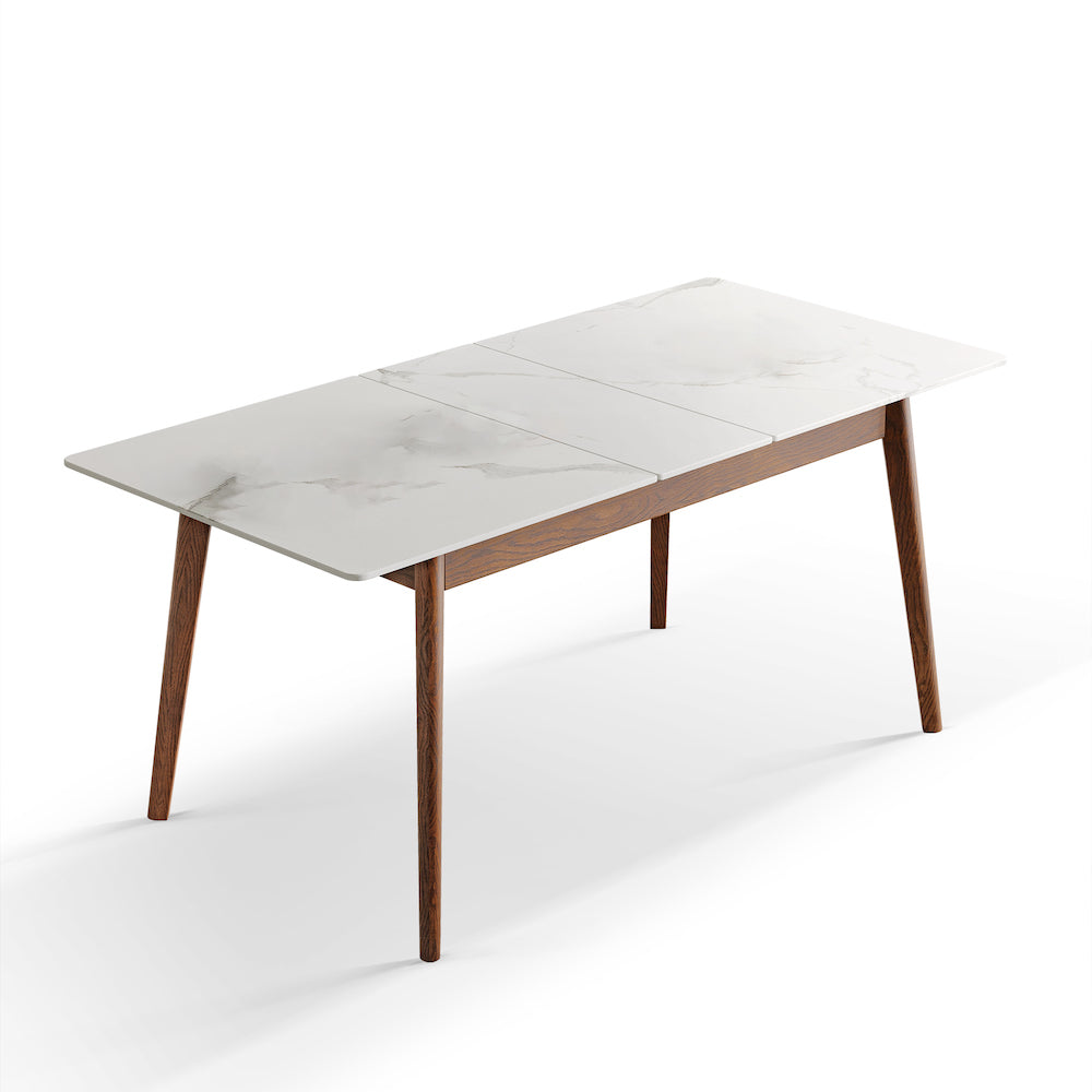 Yeswood Solid Wood Dining Table - Walnut