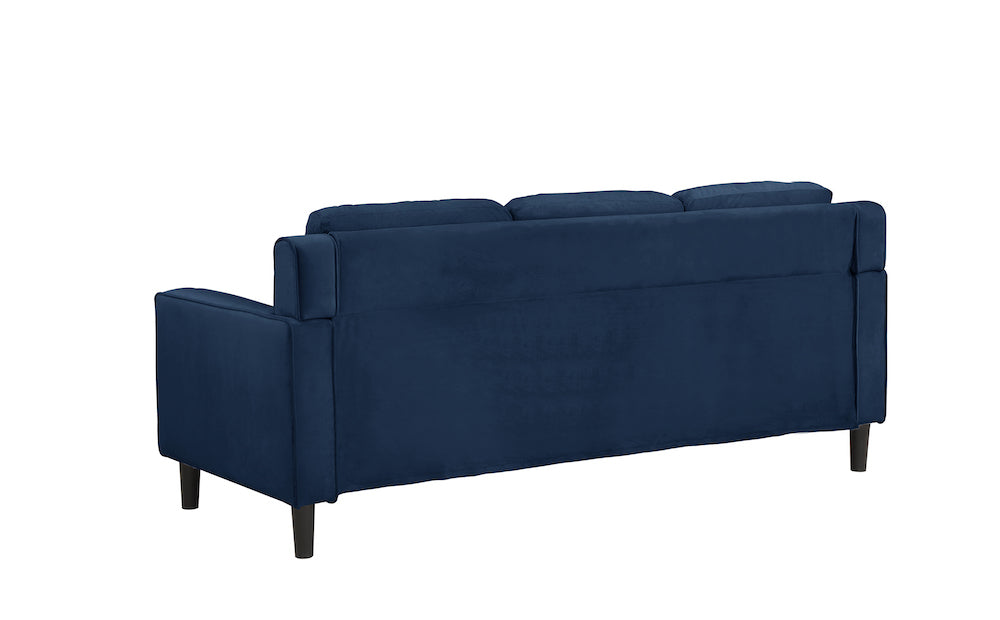 Justone Interior Mid-Century Modern Sofa - Blue