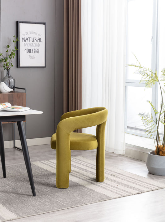 Coolmore Modern Velvet Dining Chair Set of 2 - Olive