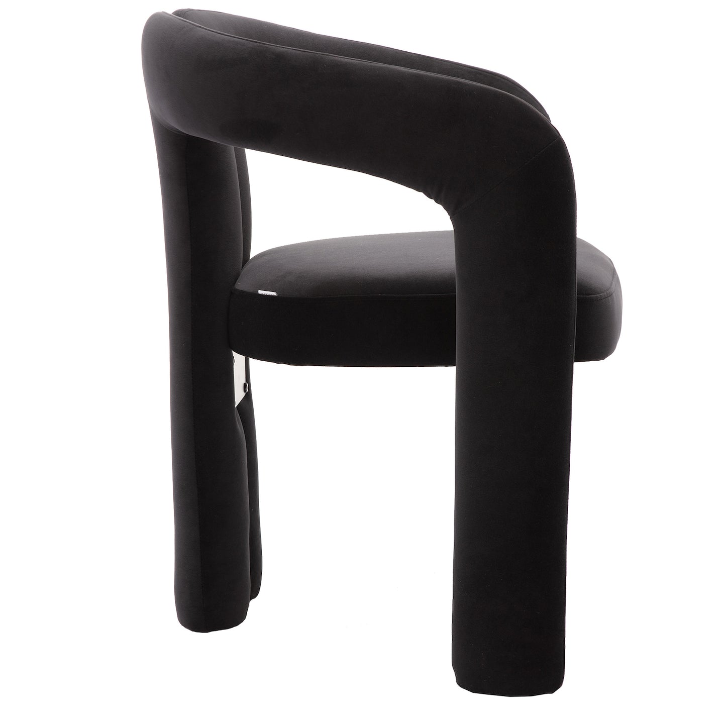 Coolmore Modern Velvet Dining Chair Set of 2 - Black