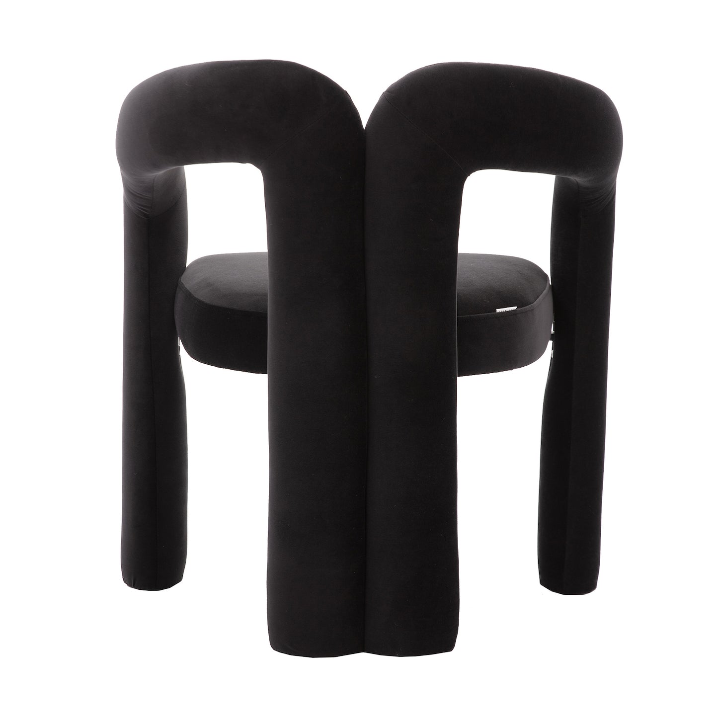 Coolmore Modern Velvet Dining Chair Set of 2 - Black