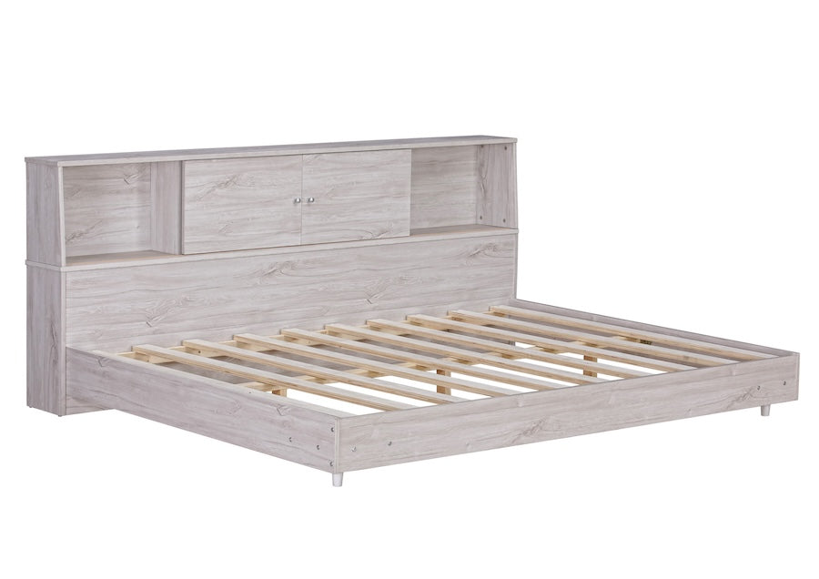 Willow Full Size Bookcase Daybed - White Oak