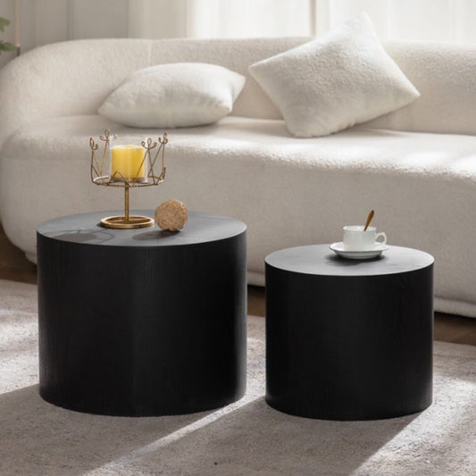 Black Nesting Tables with Black Legs - primary color shot