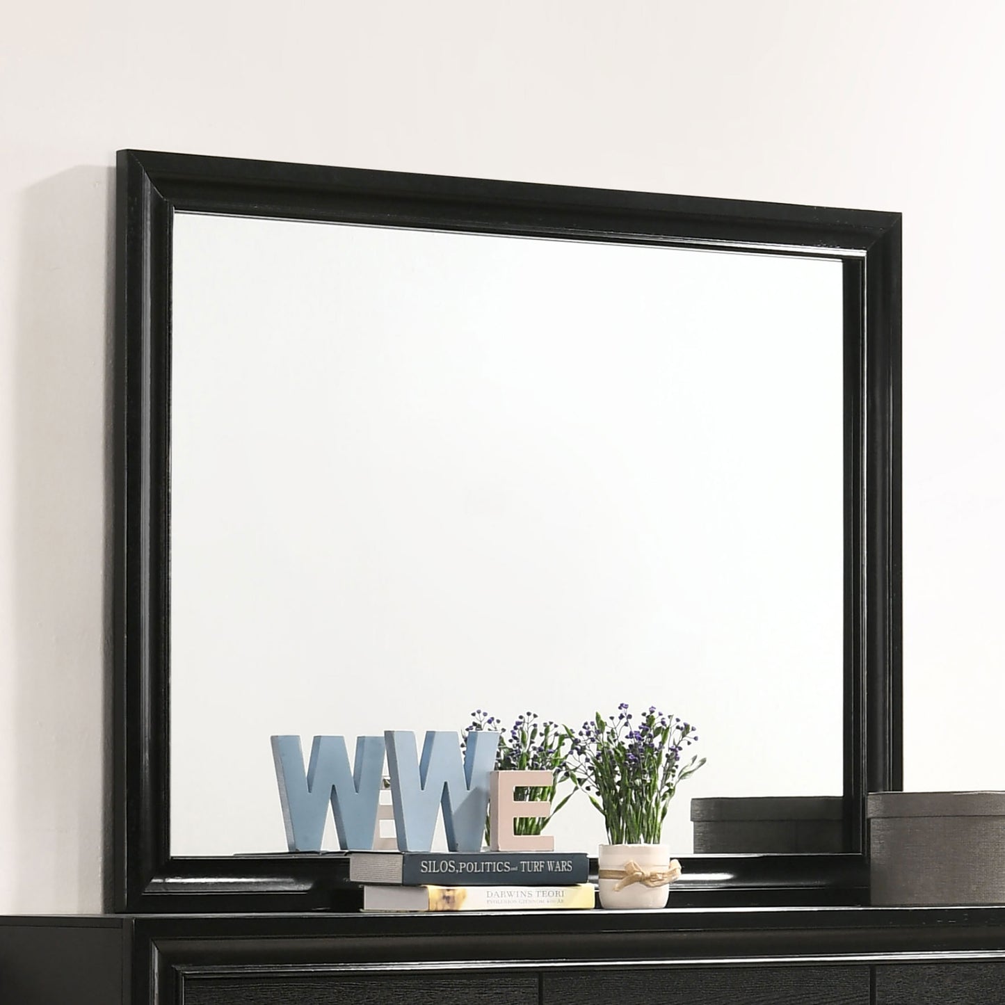 Miranda Dresser Mirror – Black