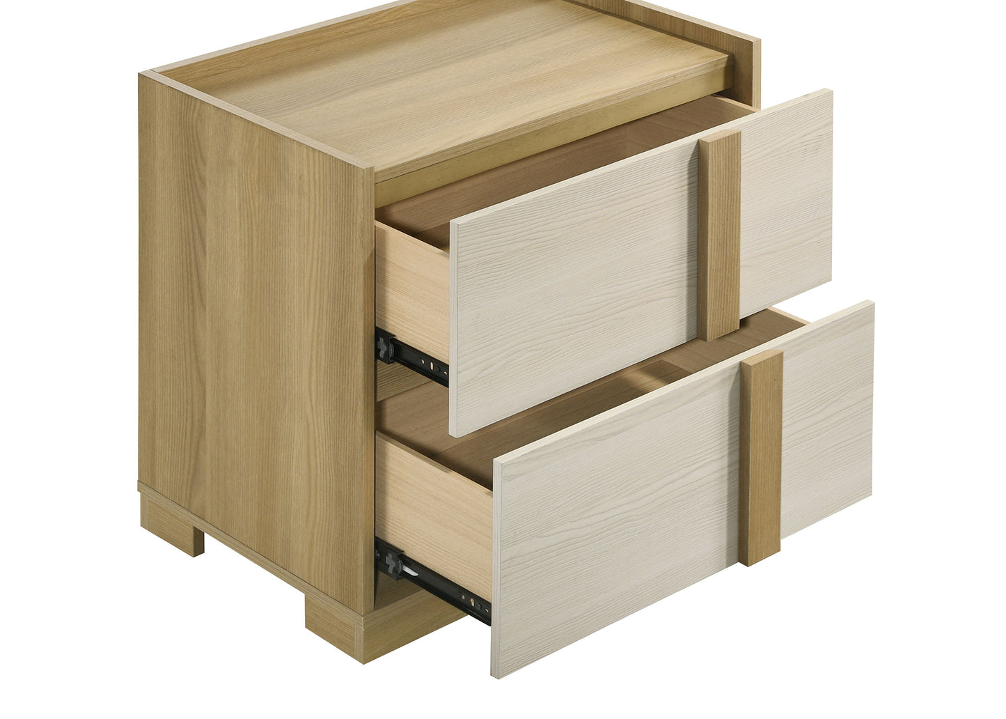 Hyland 2-Drawer Nightstand – Natural