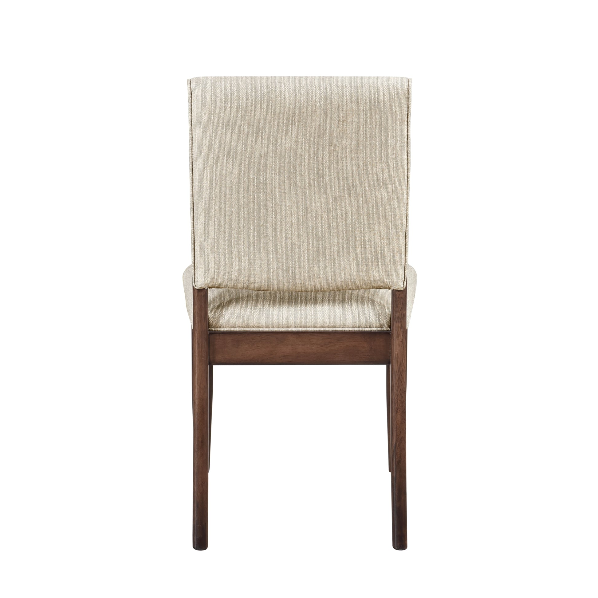 Lillian Mid-Century Modern Side Chairs Set of 2 , Mixed Brown