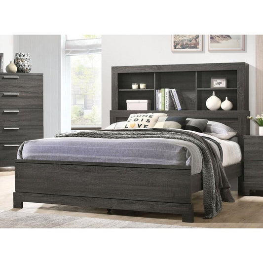 ACME Lantha Queen Bed in Gray Oak 22030Q