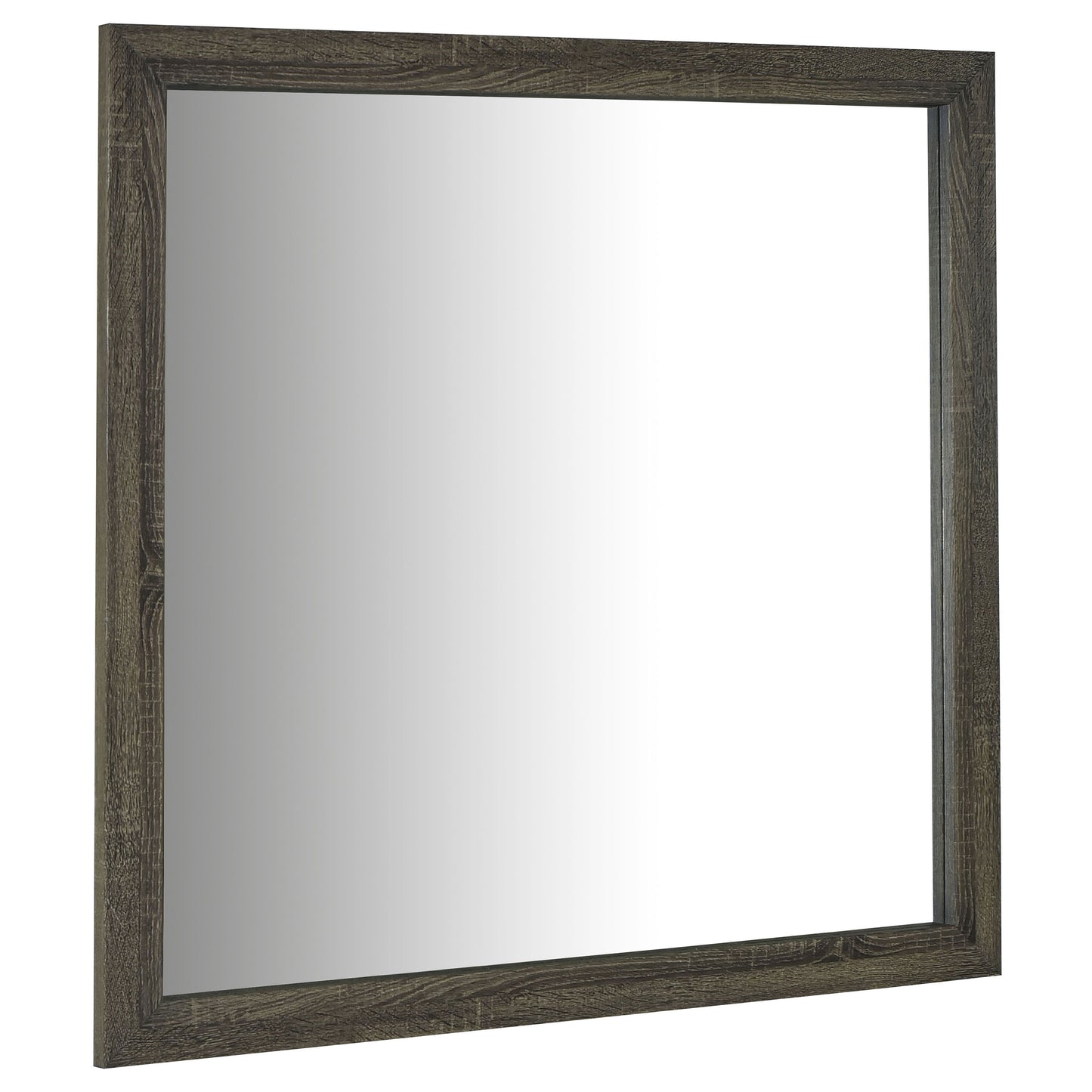 Wright Dresser Mirror – Brown Oak
