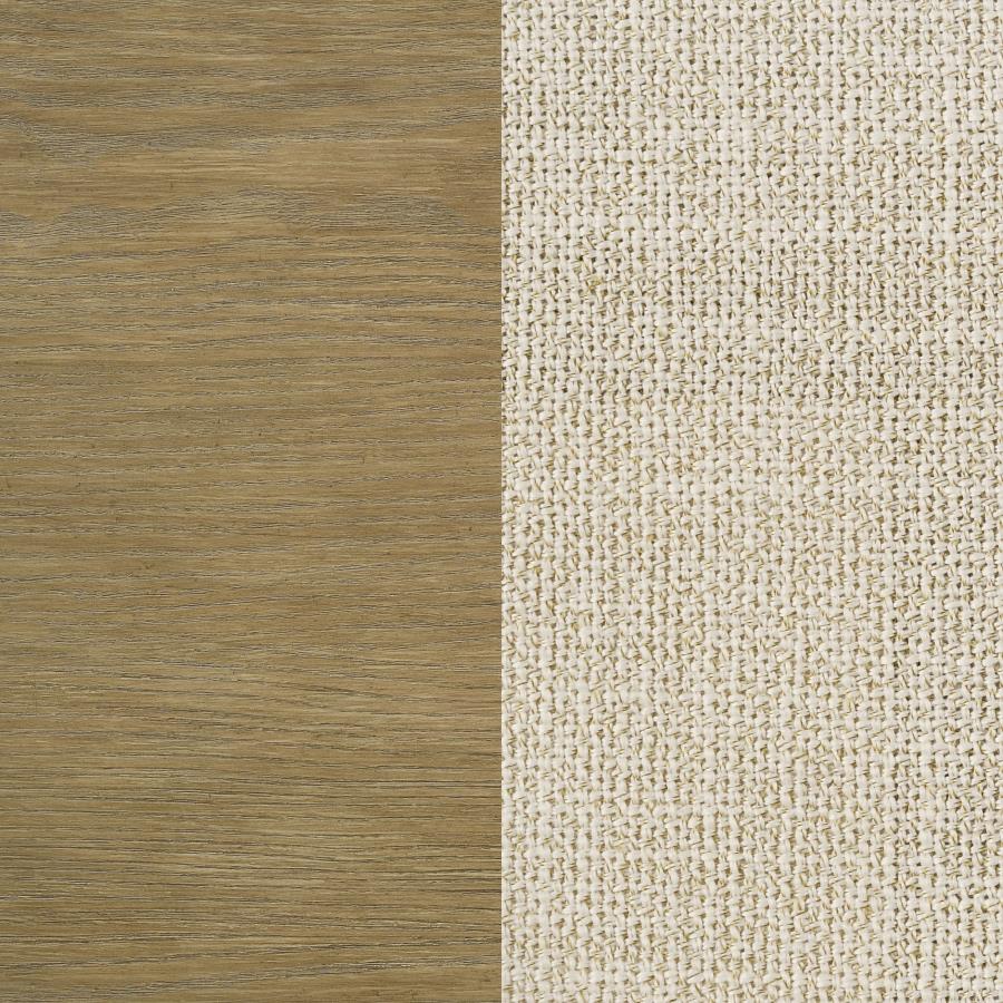 Arini 56-Inch Queen Panel Bed – Cream and Sand Wash