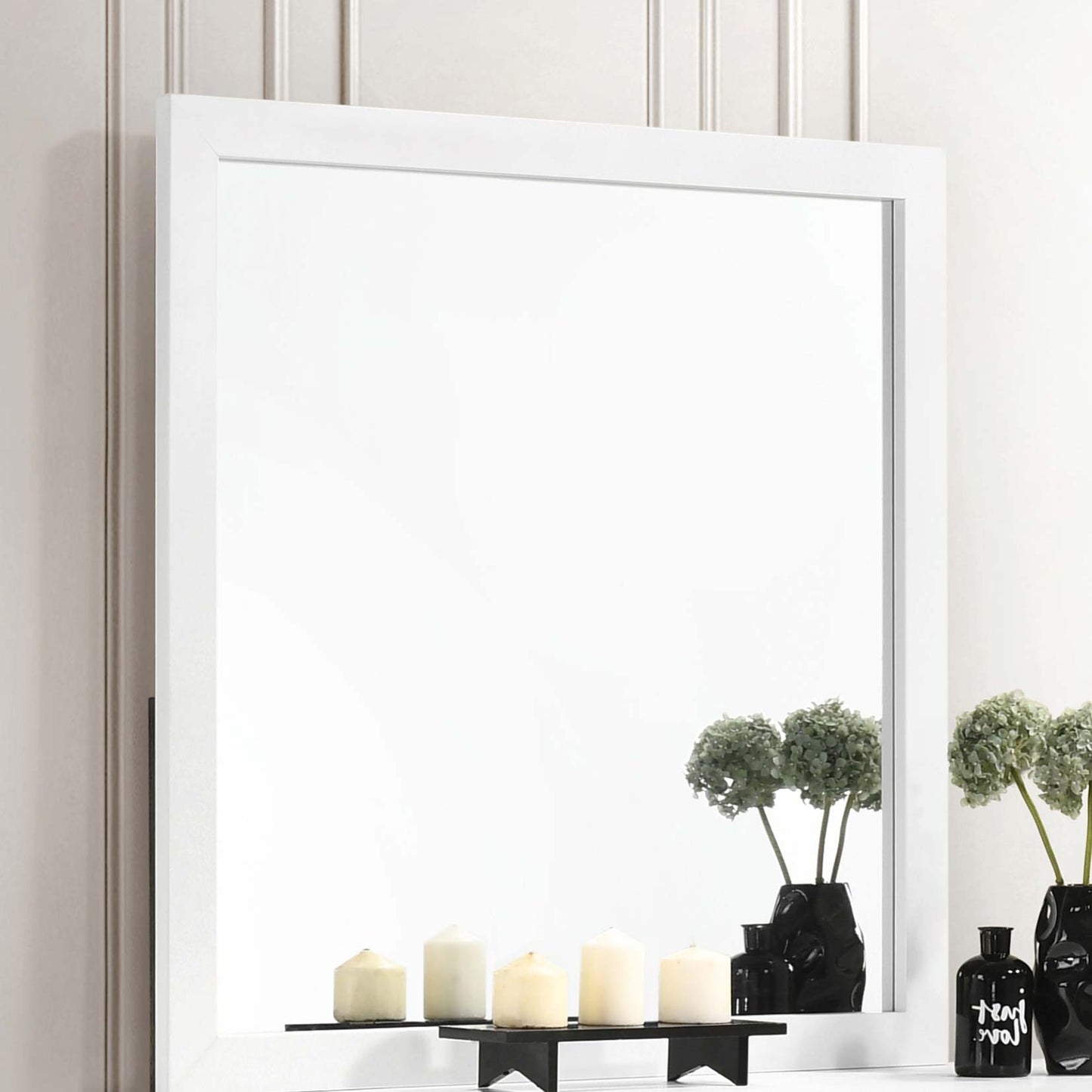 Kendall Dresser Mirror – White