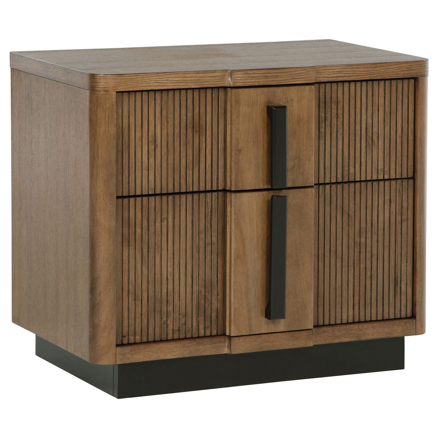 Terrace 2-Drawer Nightstand – Ash Brown
