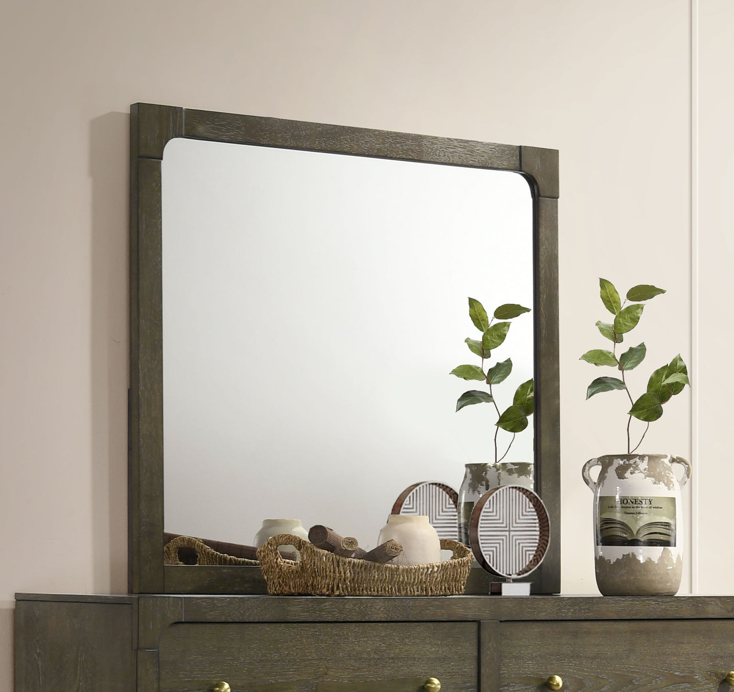 Gran Park Dresser Mirror – Dark Cocoa