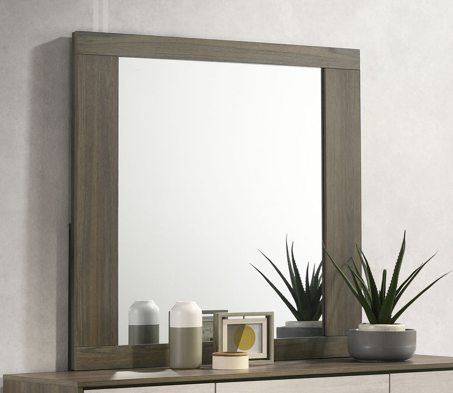 Fenwick Dresser Mirror – Grey Oak
