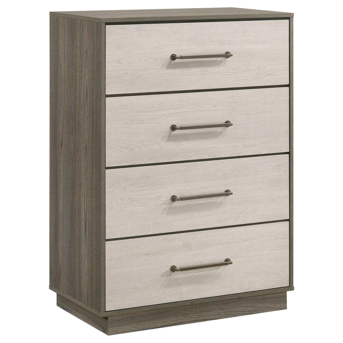 Fenwick 4-Drawer Chest of Drawers – Grey Oak