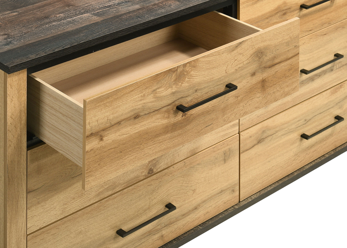 Kaywood 6-Drawer Dresser Cabinet – Natural Pine