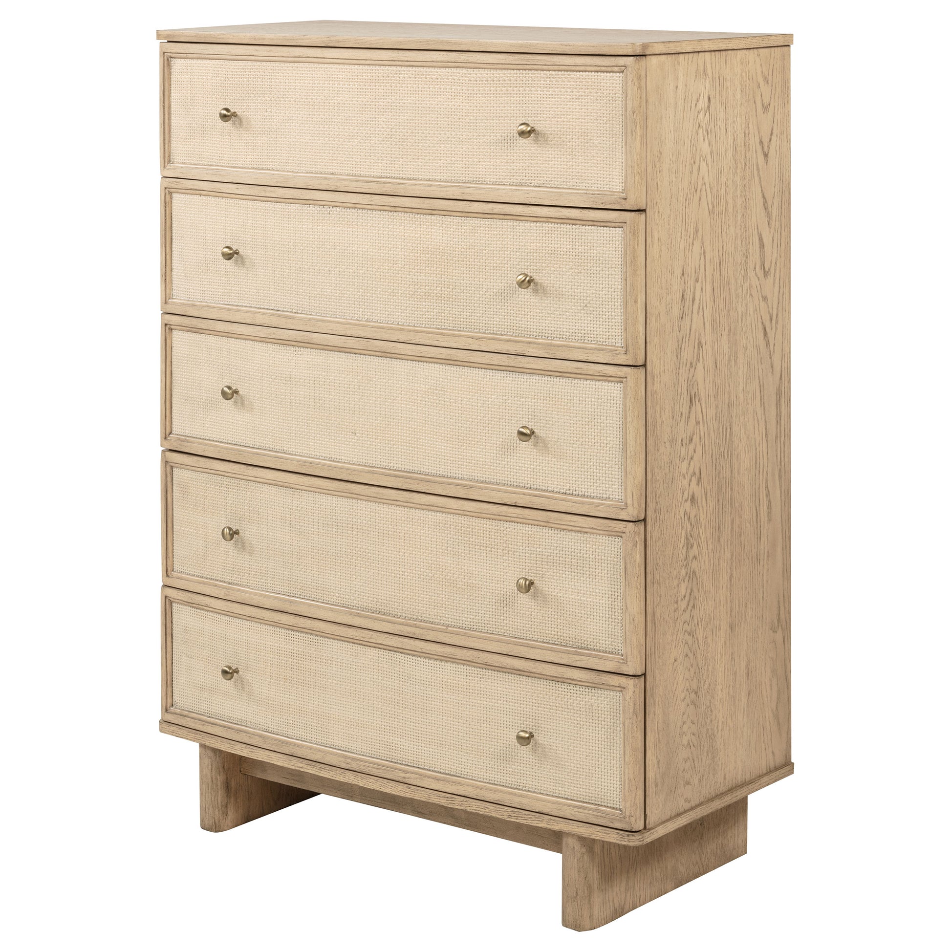 Kailani 5-Drawer Bedroom Chest – Beige Oak