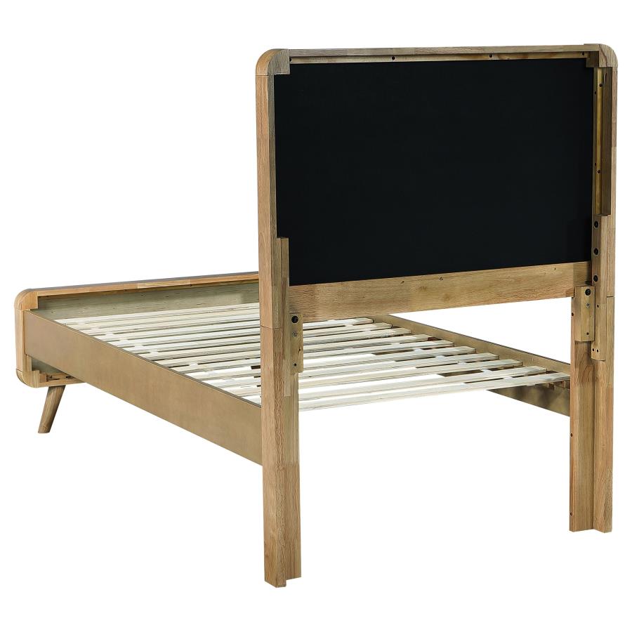 Robyn Twin Platform Bed – Light Ash