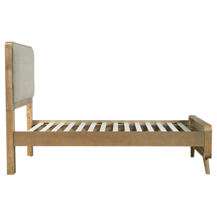 Robyn Twin Platform Bed – Light Ash