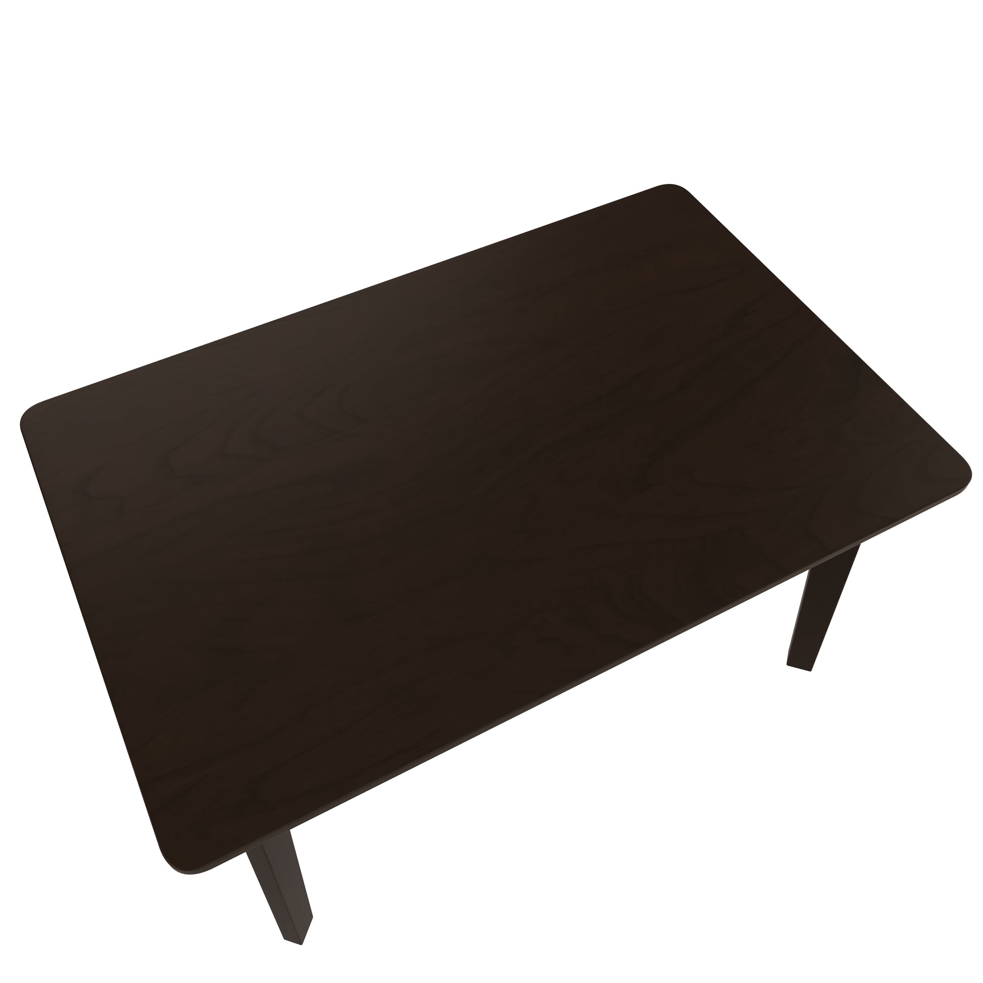 Rustic Farmhouse Dining Table - Solid Wood Frame, Minimalist Modern Dining Table for Dining Room - detail view 6