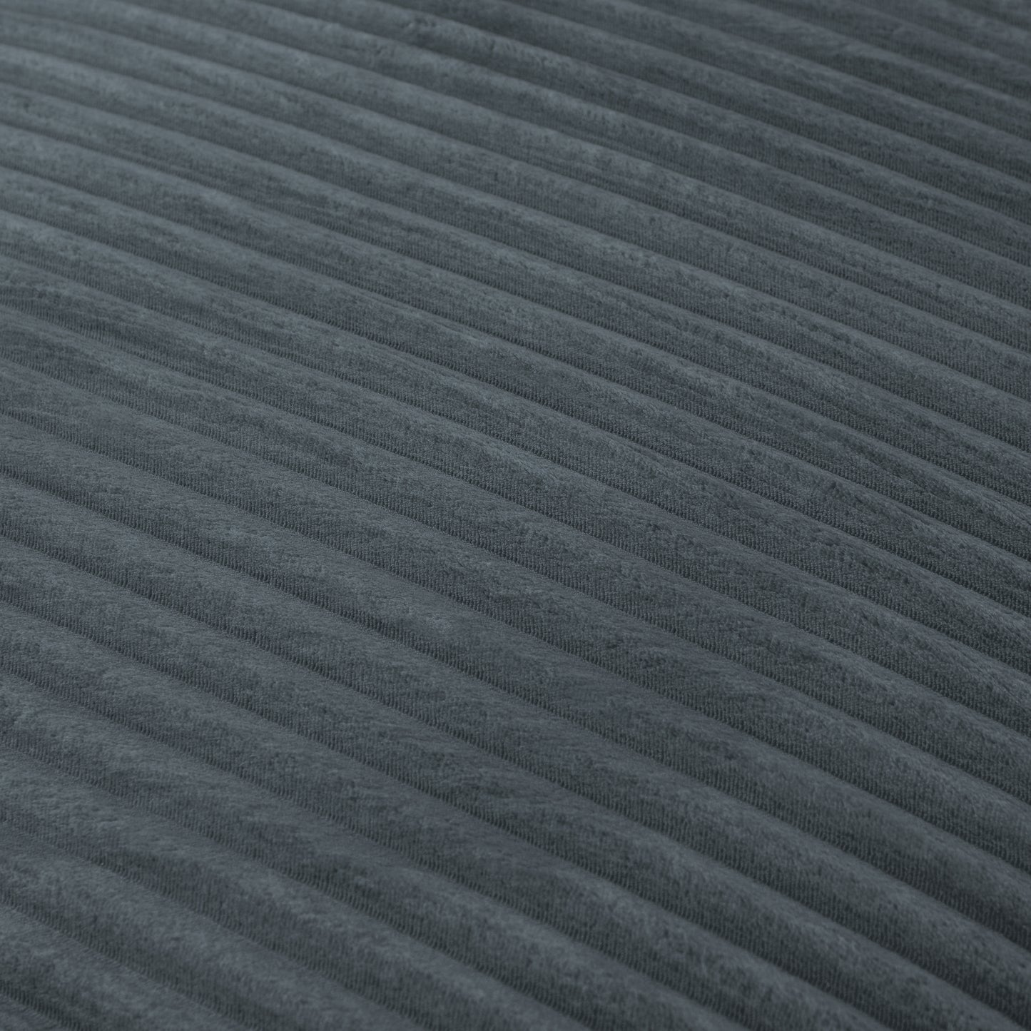 Oversized Corduroy Chaise Lounge Chair Indoor - Grey - detail view 5