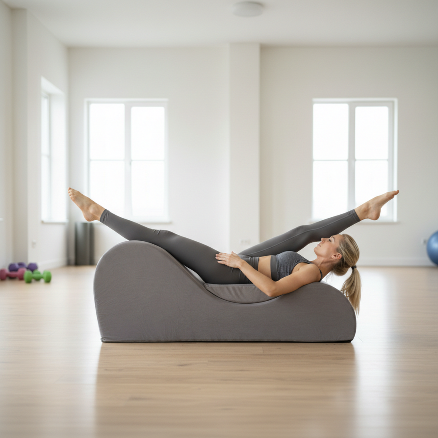 Solace Chaise Lounge Chair - Grey - detail view 6