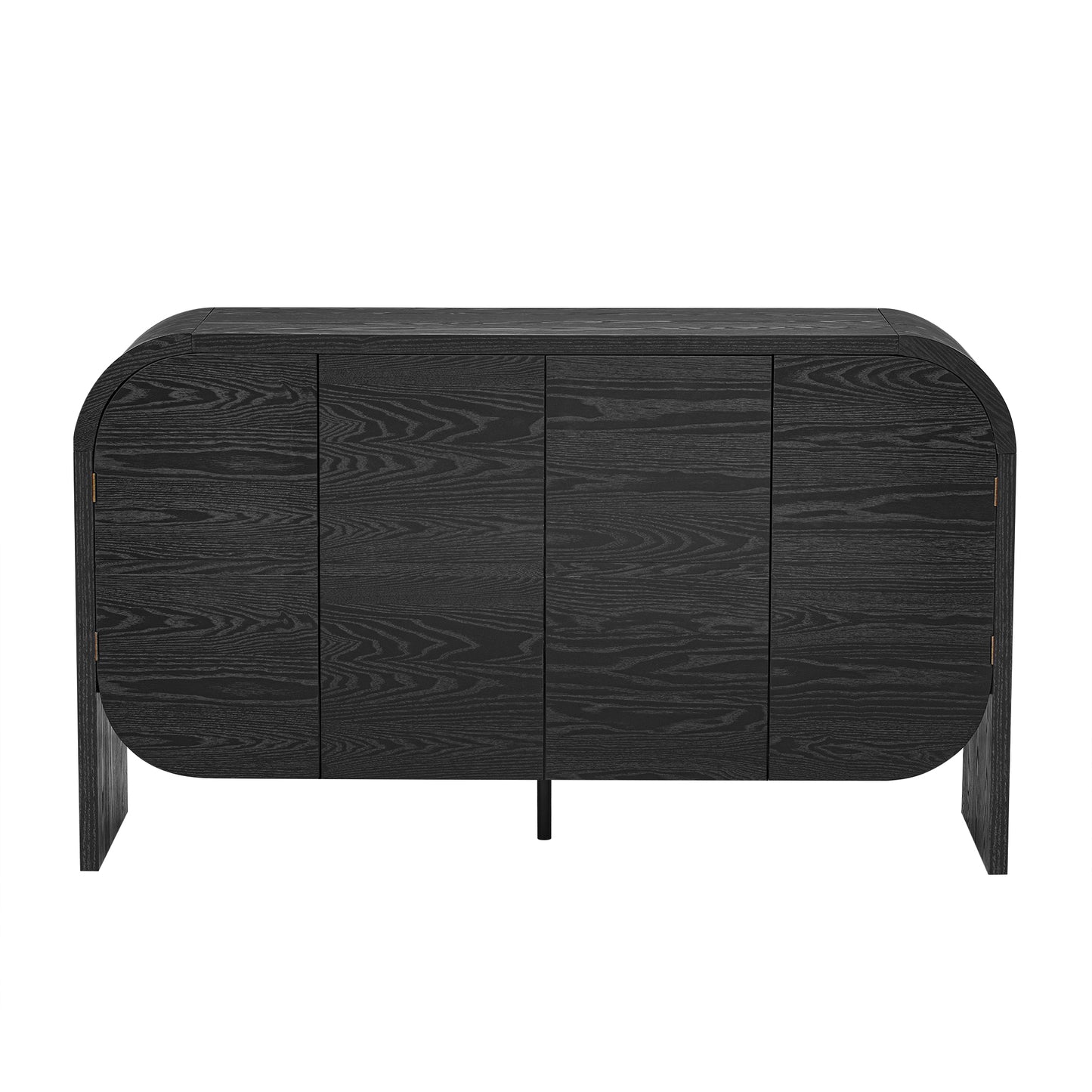 TREXM Buffet Cabinet with Storage - Black - detail view 8